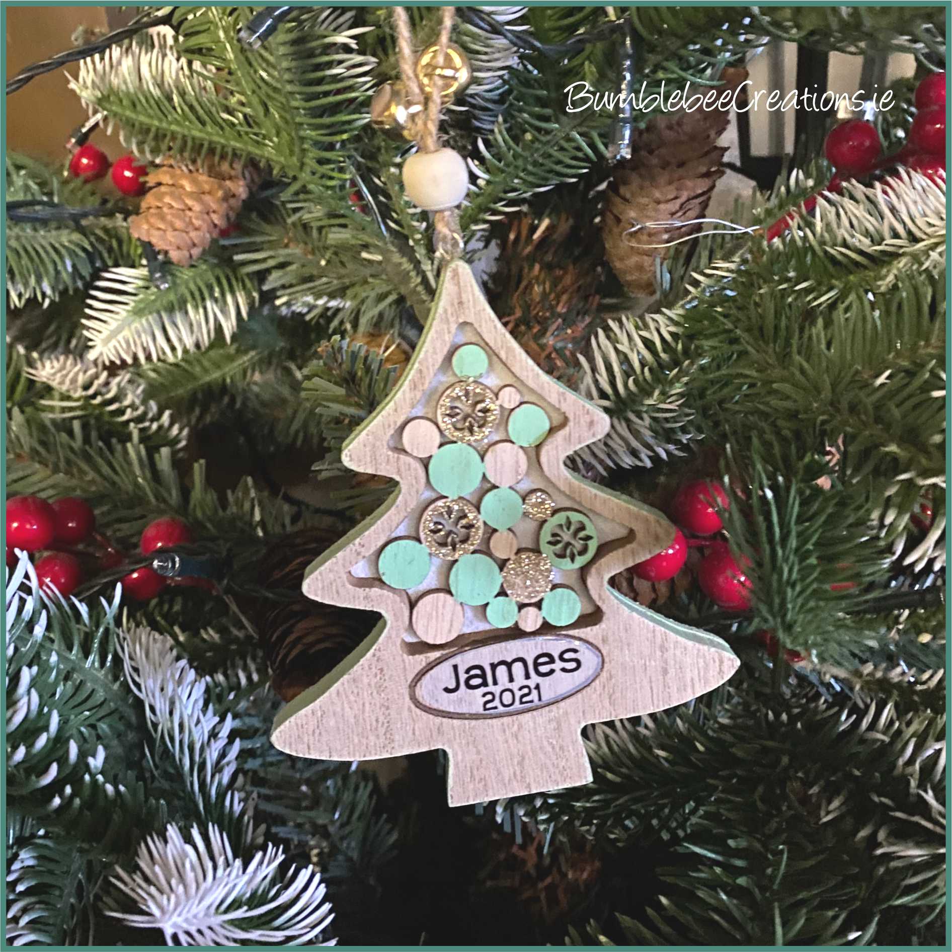 Nordic Tree Decoration : Green